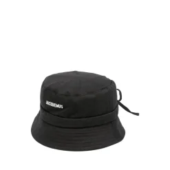 Jacquemus e platte kroonhoed met logo-Heren Hoeden