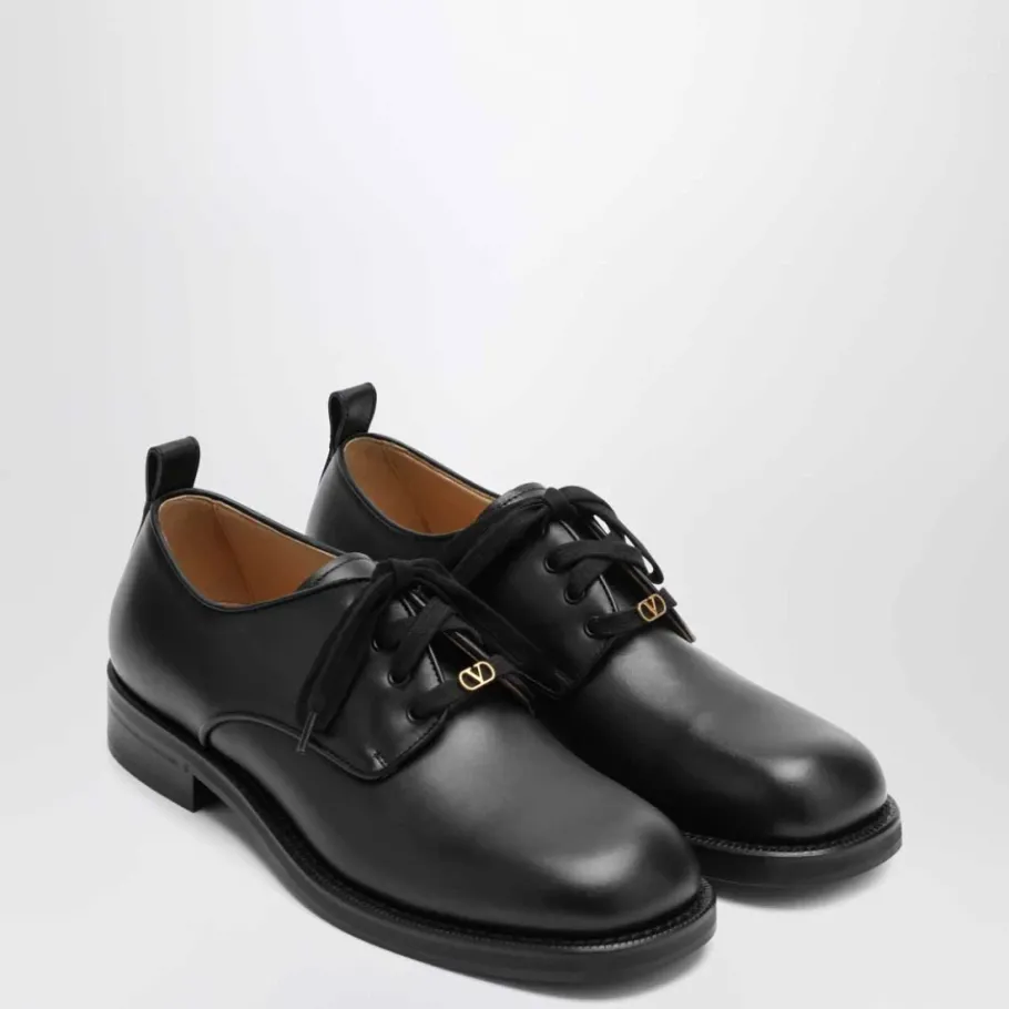 Valentino e platte schoenen met veters-Heren Nette Schoenen