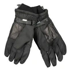 Calvin Klein e polyester handschoenen met metalen gesp en logo-Heren Handschoenen