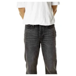 Denham Zwarte relaxed fit jeans met middelhoge taille-Heren Jeans