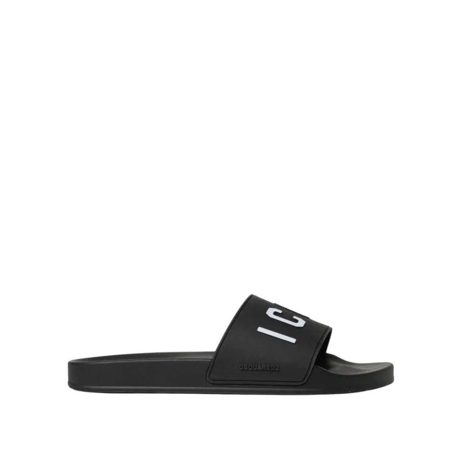 Dsquared2 e Rubberen Slides Sandalen-Heren Slippers