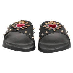 Dolce & Gabbana e Sacred Heart Slides Strandkleding Schoenen-Heren Slippers