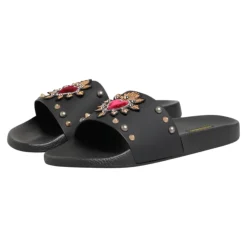 Dolce & Gabbana e Sacred Heart Slides Strandkleding Schoenen-Heren Slippers