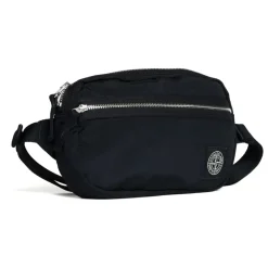 Stone Island e Schoudertas met Logopatch-Heren Tassen