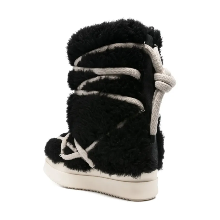 Rick Owens e Shearling Veterschoenen-Heren Snowboots