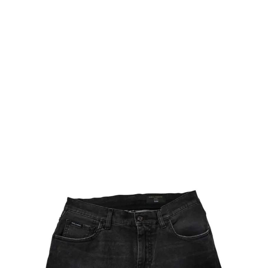 Dolce & Gabbana e Skinny Denim Jeans met Rits-Heren Jeans