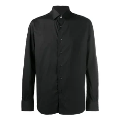 Xacus e Slim-Fit Katoenen Overhemd-Heren Overhemden