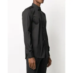 Xacus e Slim-Fit Katoenen Overhemd-Heren Overhemden