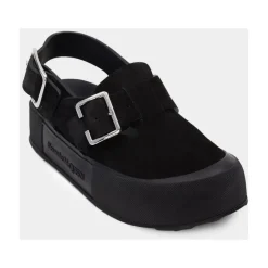 Alexander McQueen e Suède Mount Slick Sandalen-Heren Sandalen