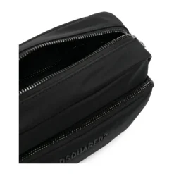 Dsquared2 e Textuur Portemonnee met Schouderband-Heren Tassen