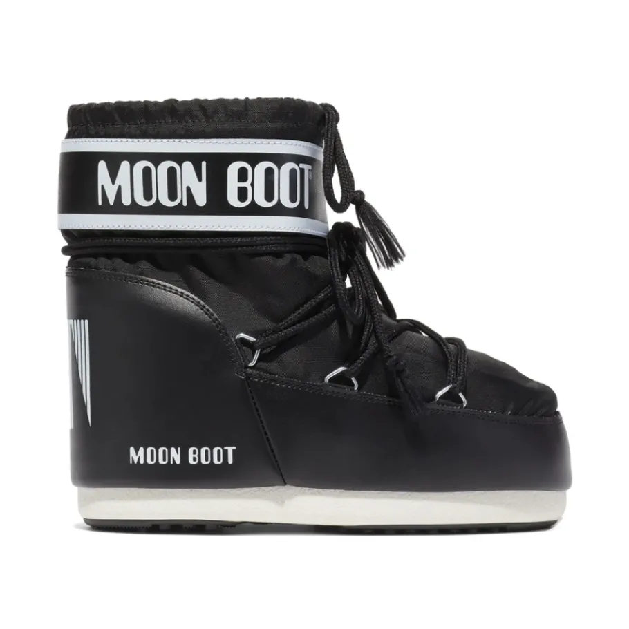 Moon Boot /Wit Gewatteerde Veterschoenen-Heren Snowboots