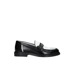 Filling Pieces -witte loafers met metalen details-Heren Instappers & Slip Ons